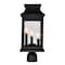 Cwi Lighting Milford 3 Light Outdoor Black Lantern Head 0418PT7S-3 - alternate 3